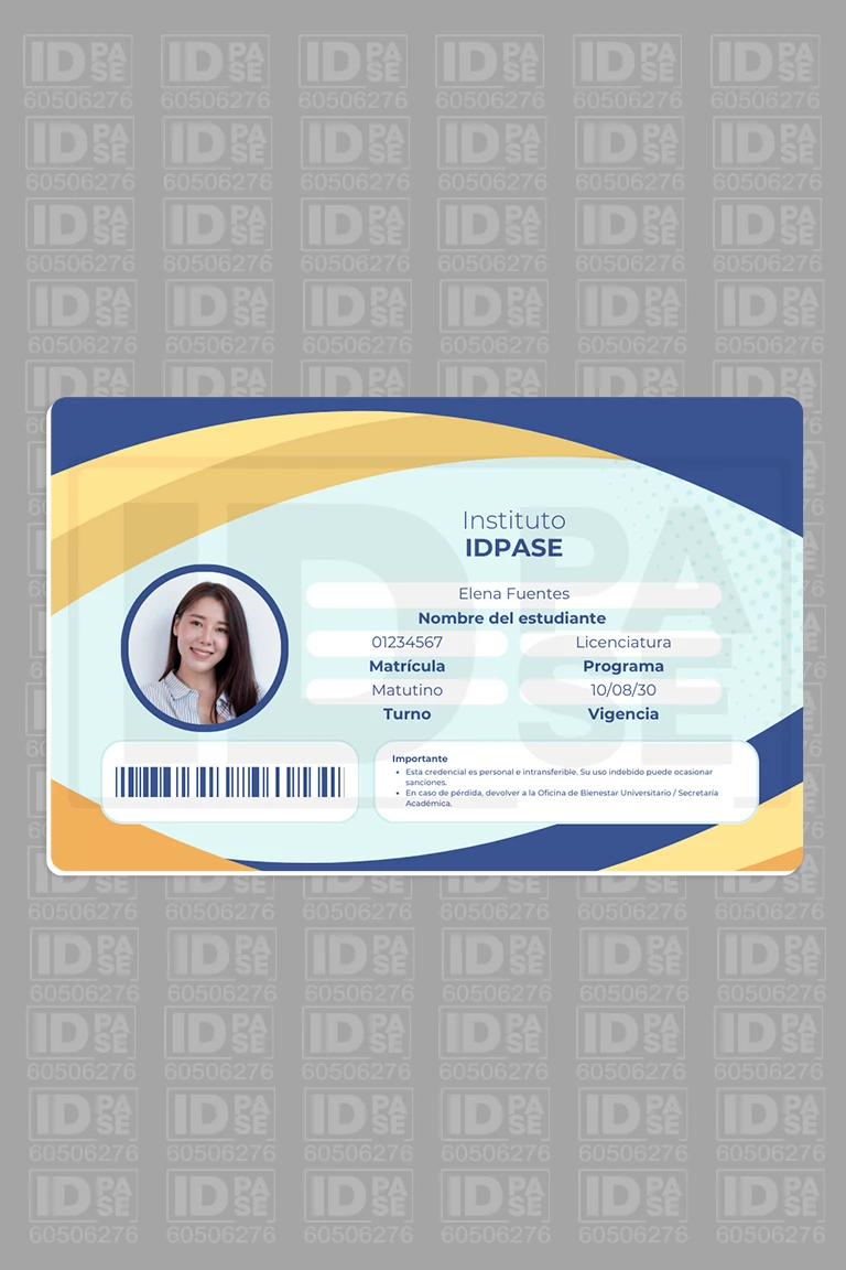 Nueva Credencial Universitaria PVC